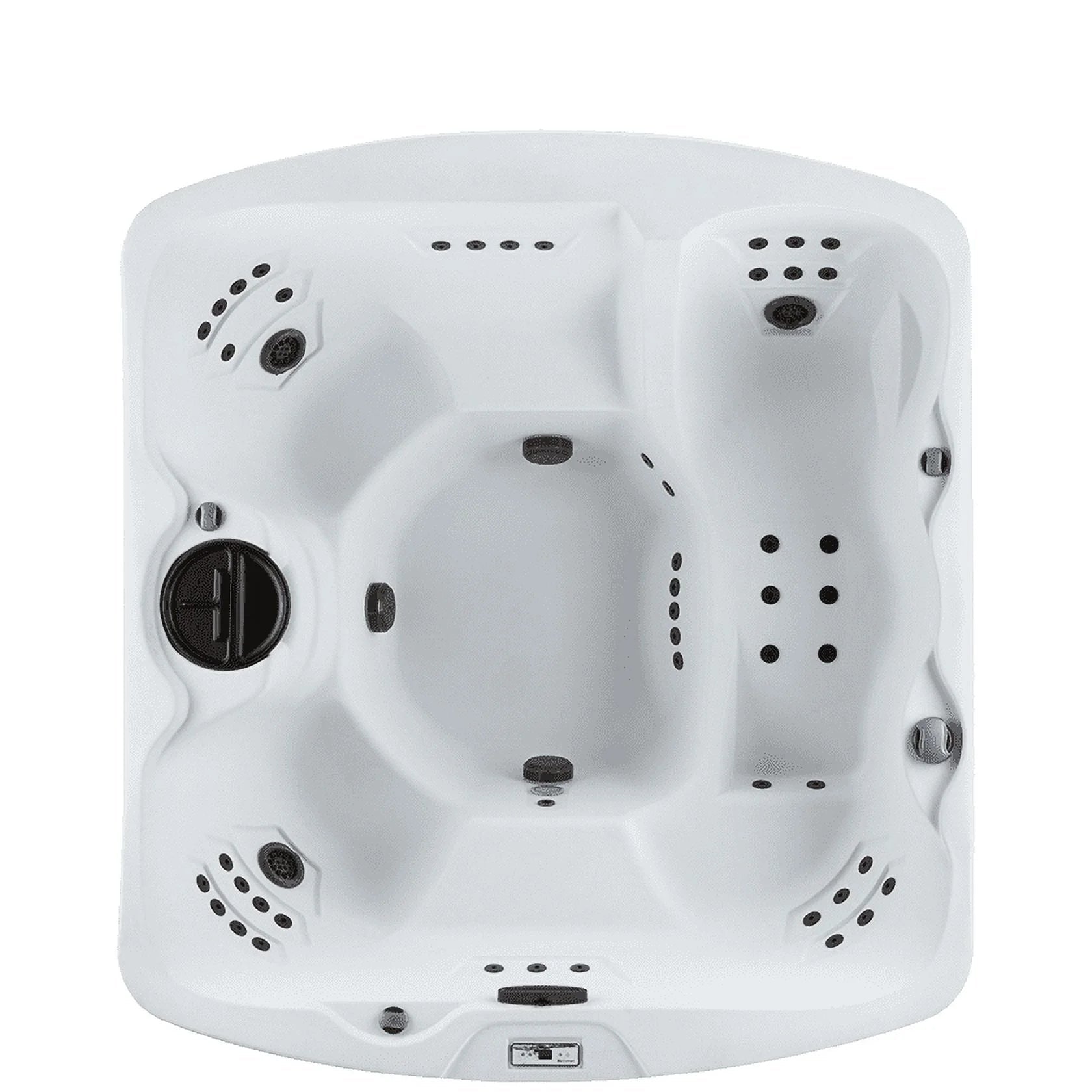 Leganza 6-Person, 230V, Hot Tub Spa W/90 Jets, Locking Tub Cover, Sea Salt/Espresso